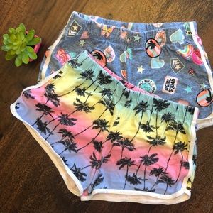 Girls Summer Shorts Two Pairs Size 10-12